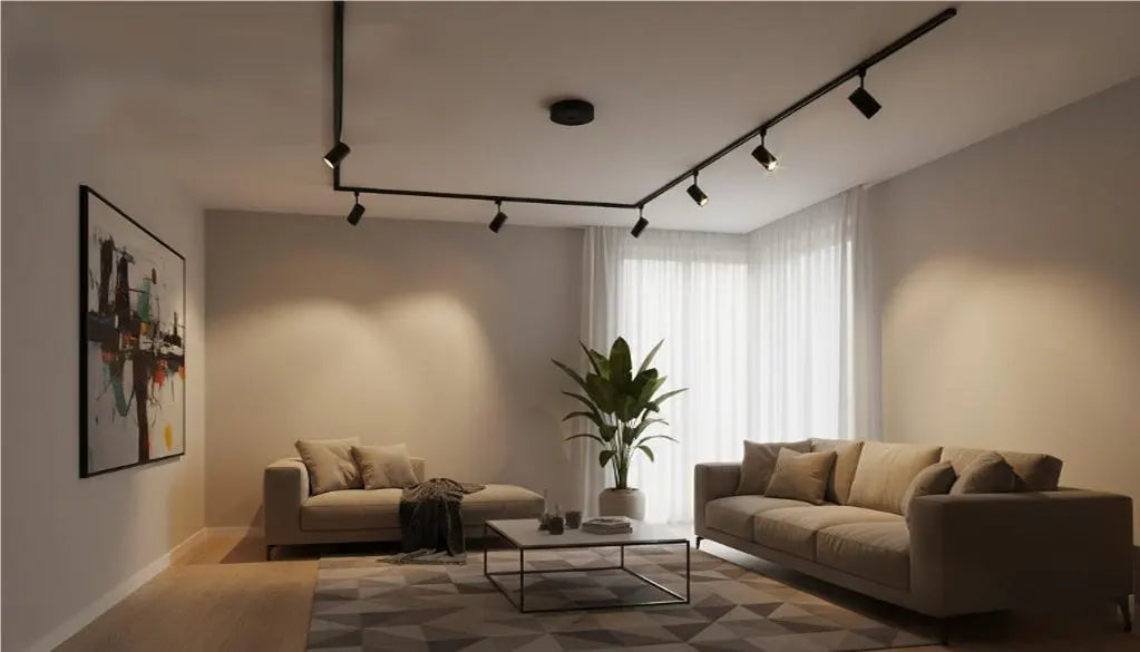 Track Lighting: The Most Overlooked Way to Modernize Your Living Room (5CCT • Junction-Box Ready)