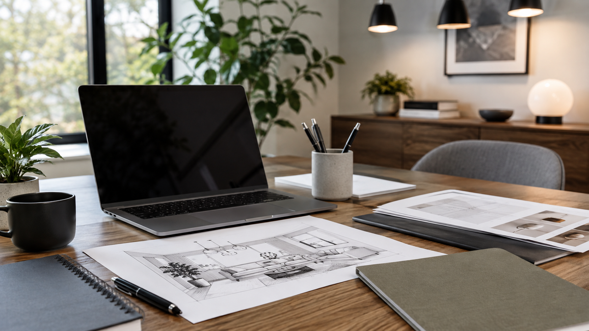 Planning desk scene for choosing the right JOLUX support route before a lighting project or bulk order.